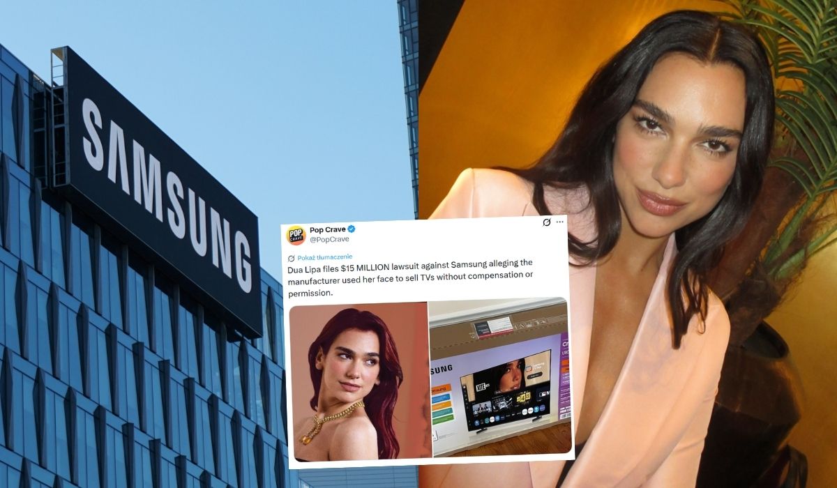 Dua Lipa pozywa Samsunga za umieszczenie jej wizerunku na kartonach od telewizorów
