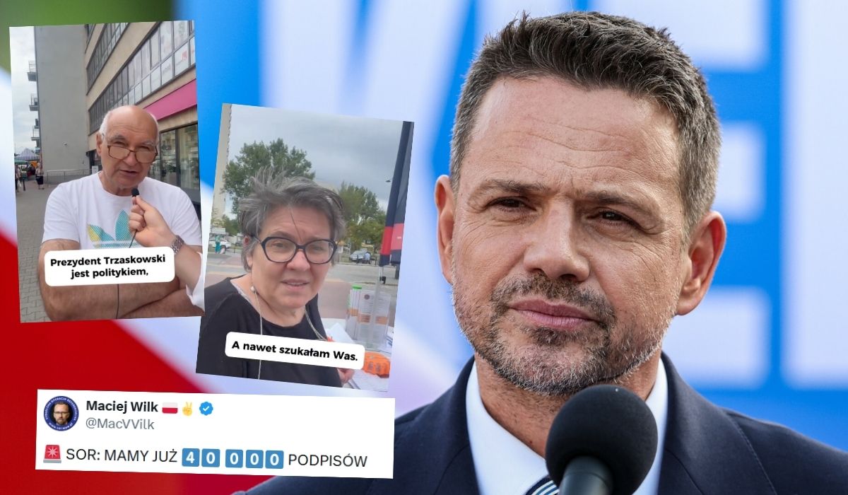 Pod wnioskiem o referendum w sprawie odwołania Trzaskowskiego zebrano już 40 tys. podpisów