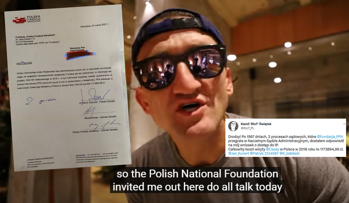 Youtuber, który nagrał smutny film o Polsce, zarobił prawie 1,2 mln zł, płaciła Polska Fundacja Narodowa