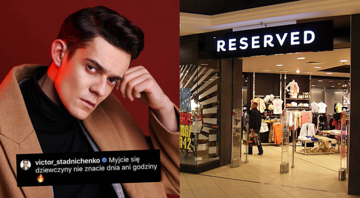 Reserved pożegnało się z modelem, który pozwalał sobie na śmieszkowanie z gw*łtu