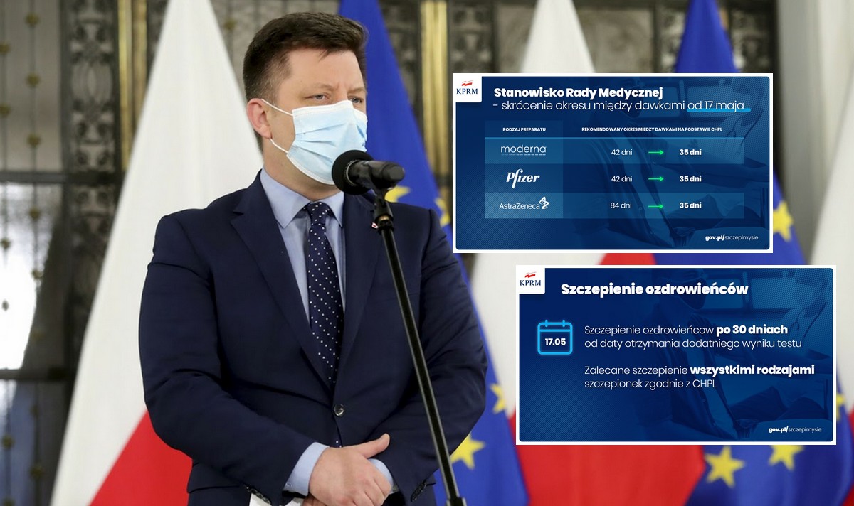 Rząd przyspiesza szczepienia ozdrowieńców i podawanie drugiej dawki