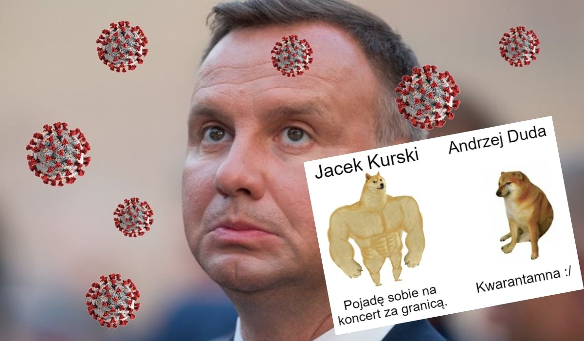 Prezydent Andrzej Duda znowu ma koronawirusa ¯\_(ツ)_/¯