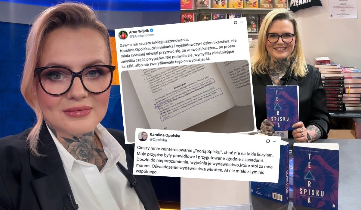 Dziennikarka TVP podejrzana o wrzucenie do książki przypisów, które były halucynacją bota