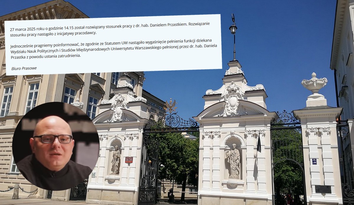 Po aferze w mediach udało się zwolnić dziekana, z którym UW pieściło się od roku mimo poważnych oskarżeń