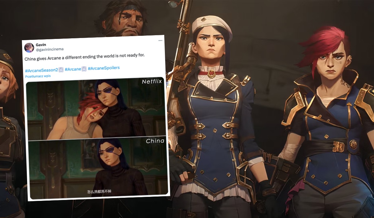 Przez wątek LGBT hitowy serial Arcane ma inne zakończenie dla chińskich widzów