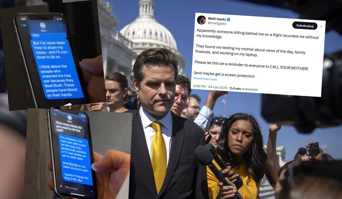 Polityk USA został nagrany, jak pisze z mamą, chwalił się majątkiem i umiejętnością wpływania na Trumpa