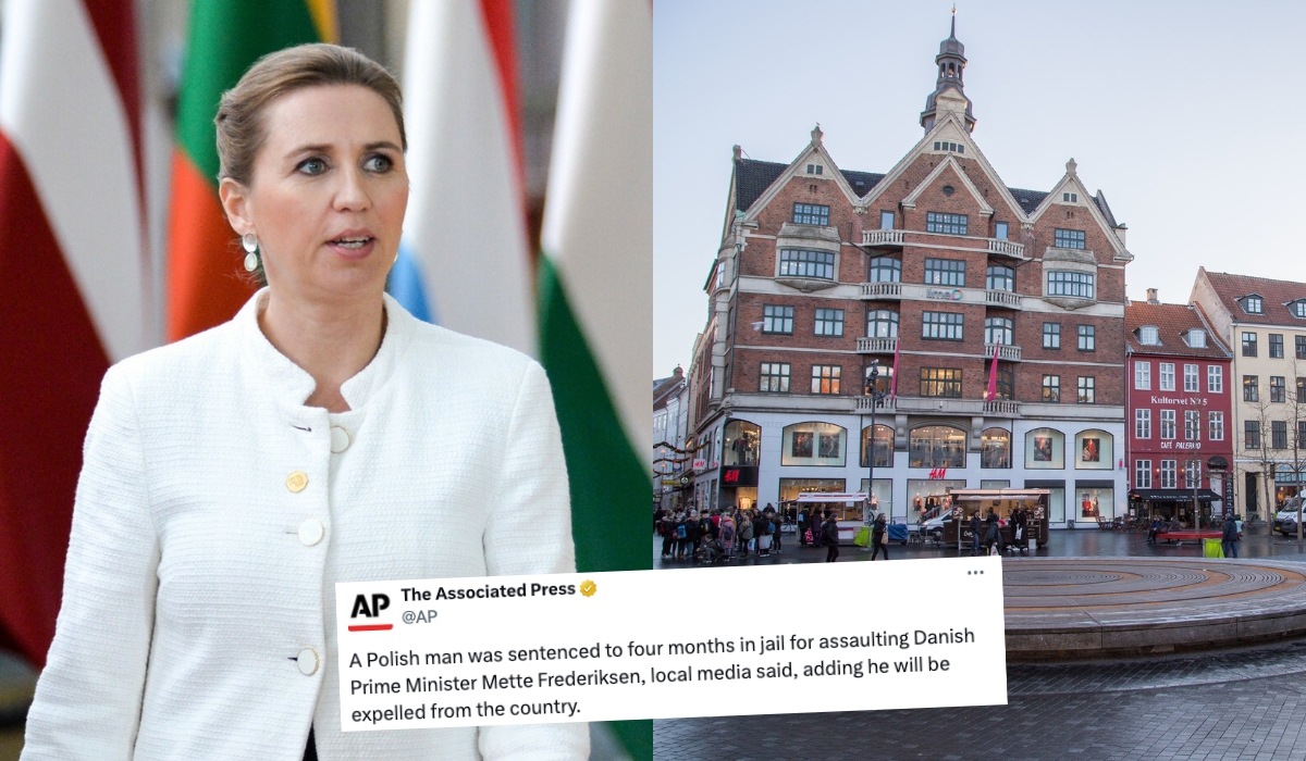 Polak, który po pijaku zaatakował premier Danii, skazany na 4 miesiące więzienia