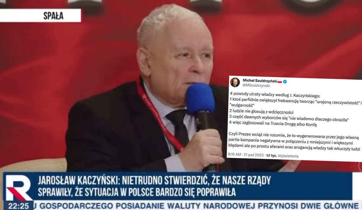 Kaczyński krytycznie o wyborcach, ludzie głosowali i mobilizowali się "w sposób perfidny"