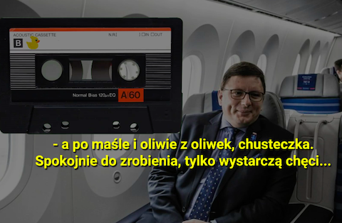 Prezes LOT kazał stewardesie czyścić samolot masłem