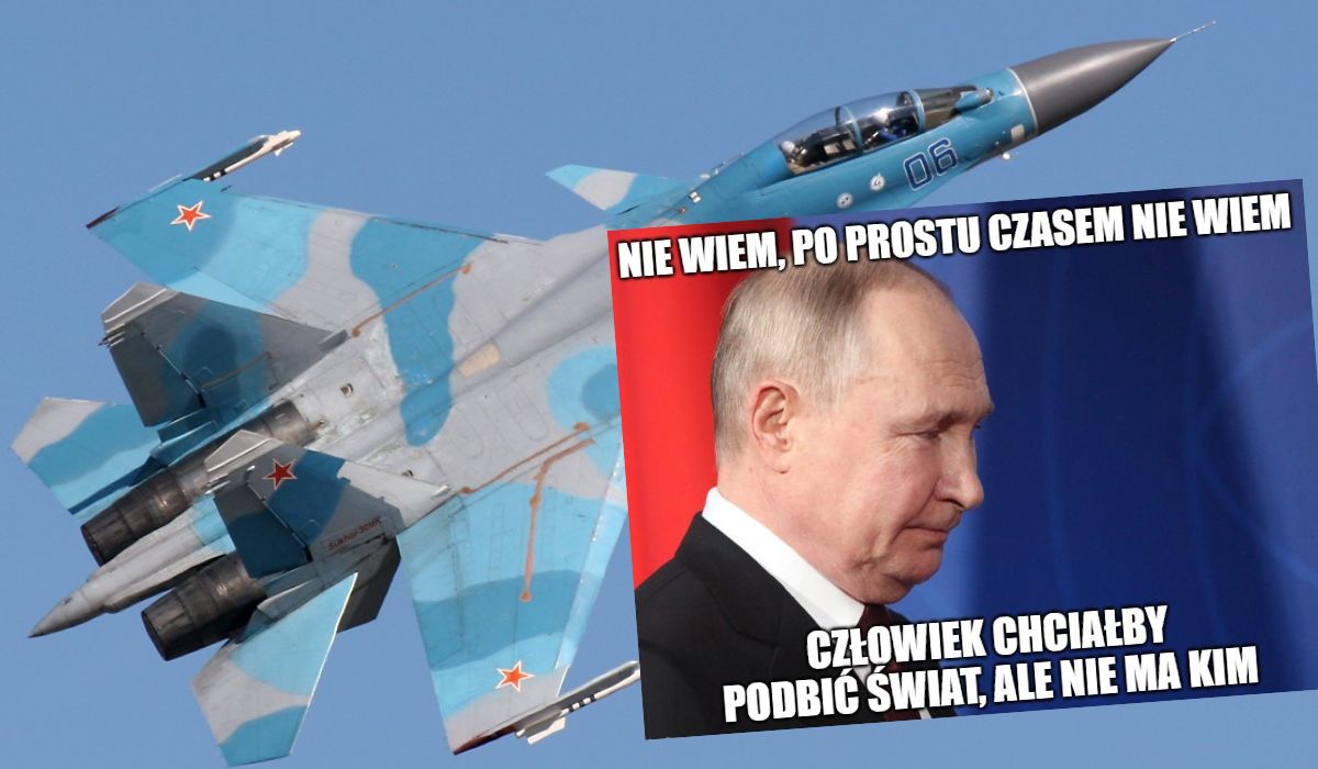 Rosyjski myśliwiec rozbił się przy polskiej granicy, jego lot był częścią ćwiczeń