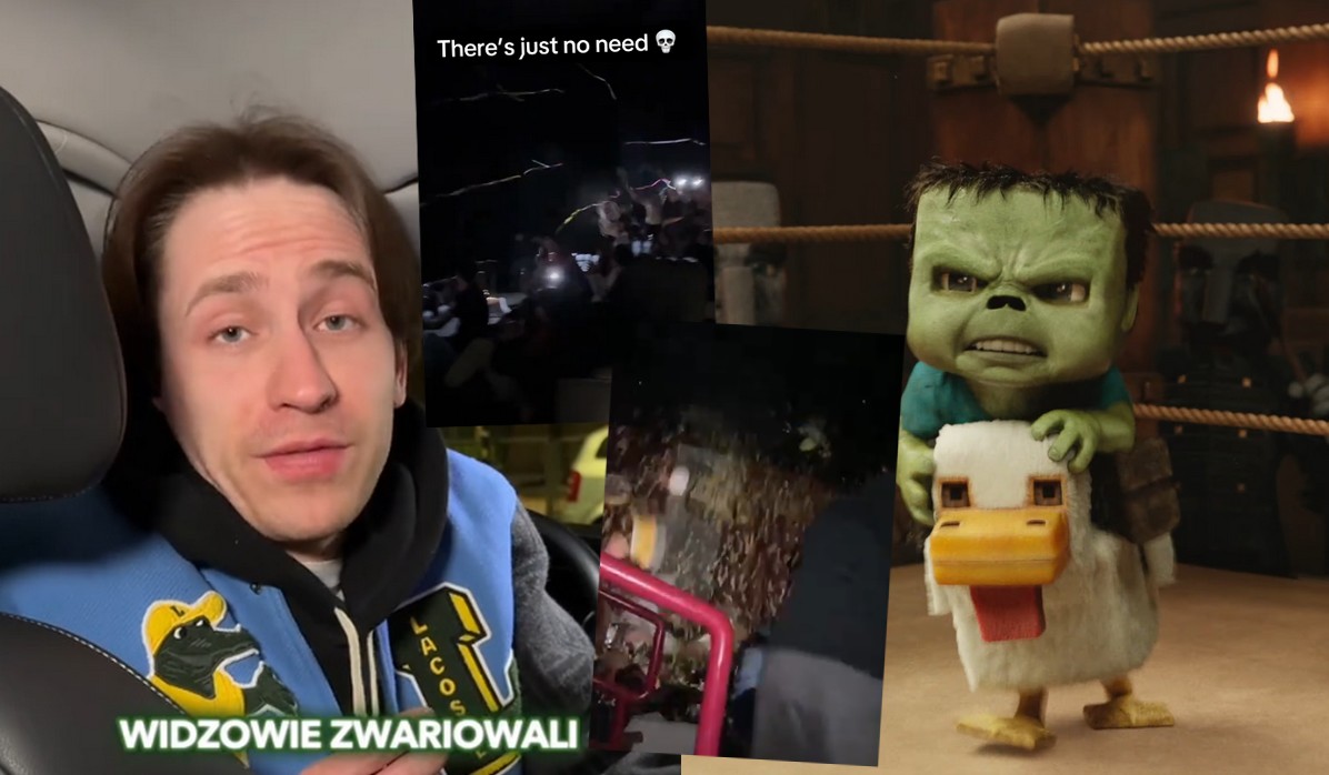 Robienie trzody w kinie podczas oglądania Minecrafta dotarło do Polski