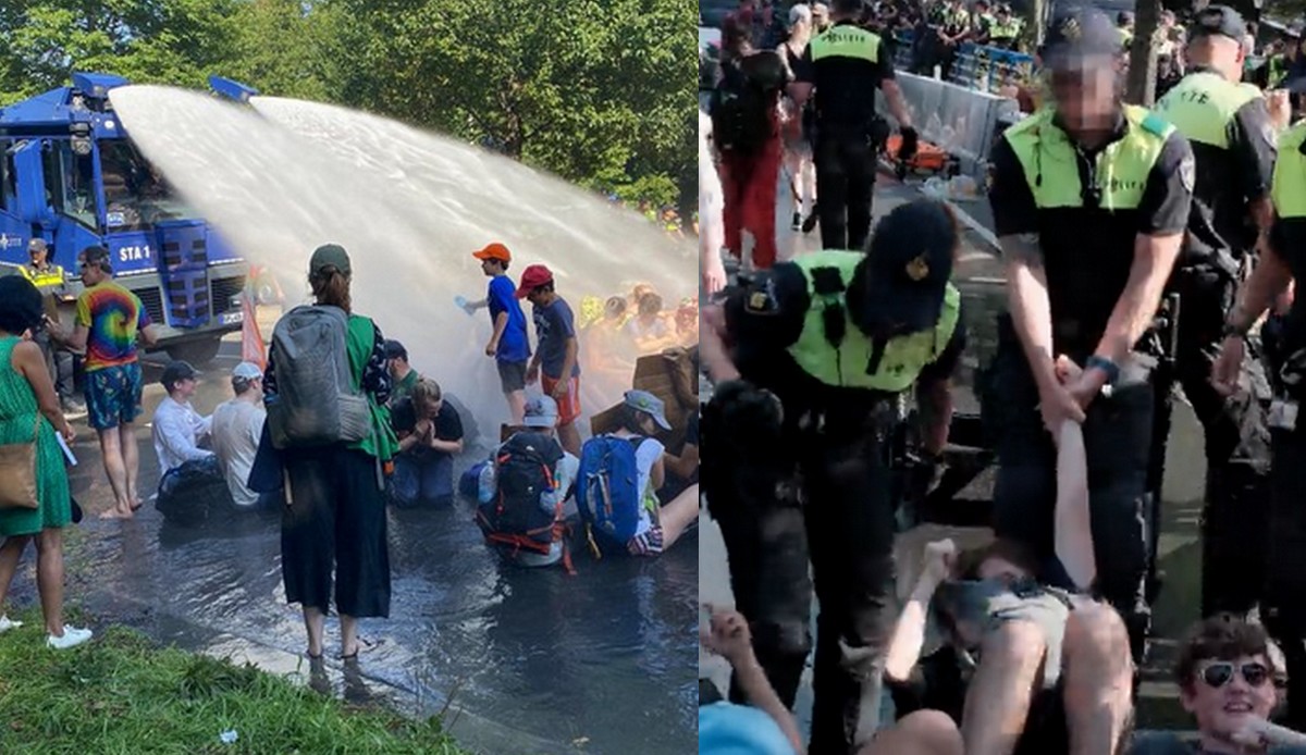Haga: aktywiści trzy dni blokowali autostradę, burmistrz wydał zgodę na użycie siły