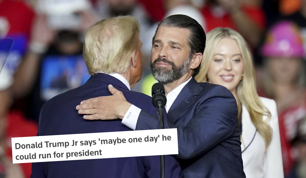 Donald Trump Jr., syn Donalda Trumpa, przyznał, że czuje zew i nie wyklucza startu w wyborach