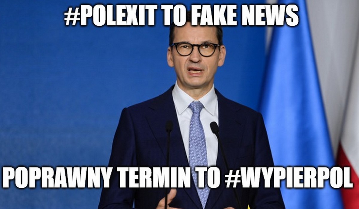 Morawiecki zapewnia, że "Polexit to fake news"