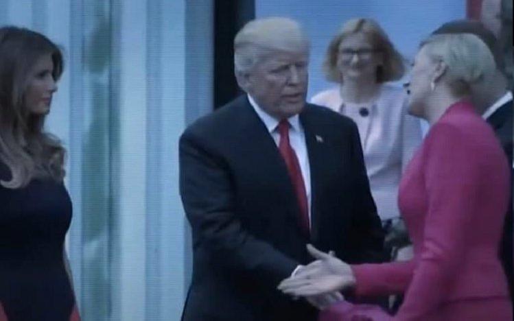 Agata Duda w spocie Joe Bidena wyśmiewającym Trumpa