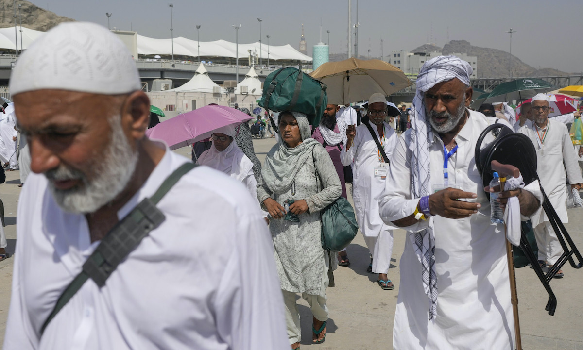 Upały powyżej 50 stopni są zmorą pielgrzymów w Mekce, liczba ofiar przebiła 1000