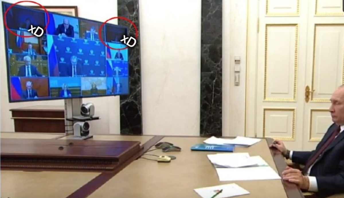 Rosja: ministrowie siedzieli w ciemności podczas narady z Putinem, bo akurat zabrakło prądu