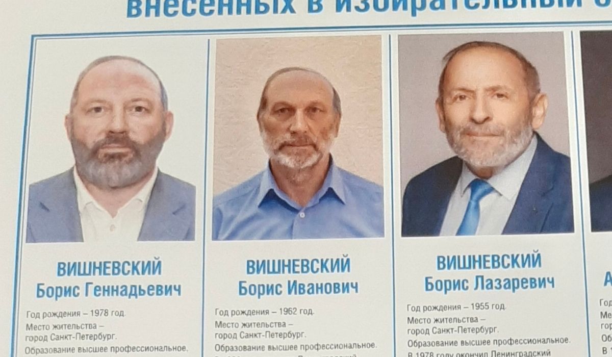 Rosja: Putinowcy wystawili dwóch kandydatów z imieniem i nazwiskiem opozycjonisty, żeby zmylić wyborców