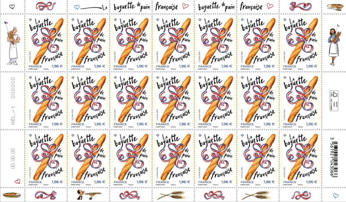 Francja wypuściła znaczek pocztowy z bagietką, który dodatkowo pachnie pieczywem