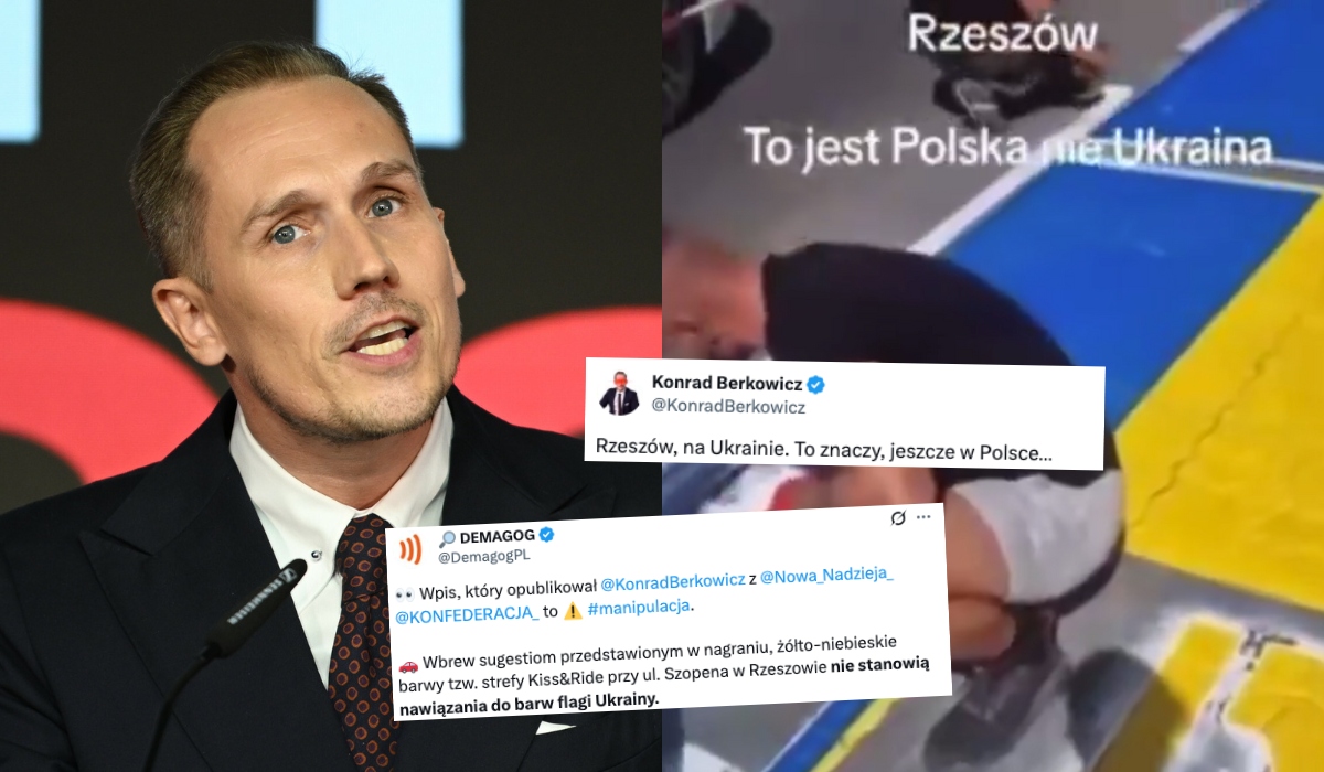 Poseł Konfederacji wziął parking "Całus i Jazda" za objaw ukrainizacji Polski