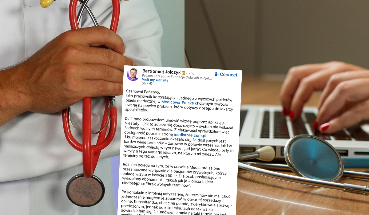 Medicover krytykowane za brak terminów dla klientów z abonamentem, które jak się dopłaci, to są
