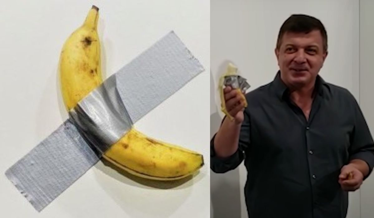 Banan przyklejony taśmą do ściany może zostać sprzedany za 1,5 mln dolarów