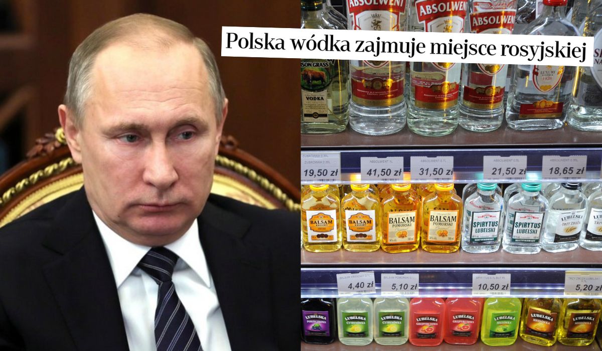Polska wódka zyskuje nowych klientów za granicą i zaczęła wypierać rosyjską