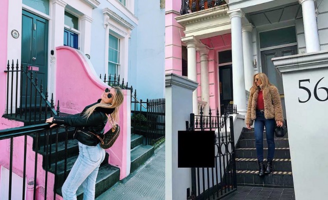 Mieszkańcy Notting Hill proszą influencerów, żeby przestali pozować na ich schodach