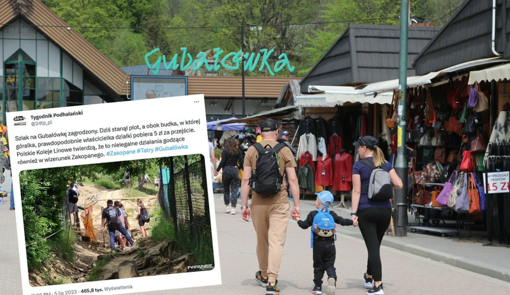 Sąd orzekł, że góralka nie może blokować szlaku na Gubałówkę i koniec z biletami za 5 złotych