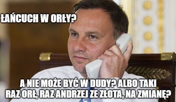 Gliński zaczął zabiegać o łańcuch z klejnotami dla prezydenta, insygnia "Wielkiego Mistrza Orderu"