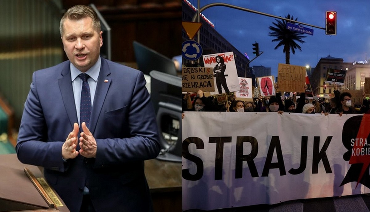 Minister Czarnek o Strajku Kobiet: nie znam kobiet, które by strajkowały