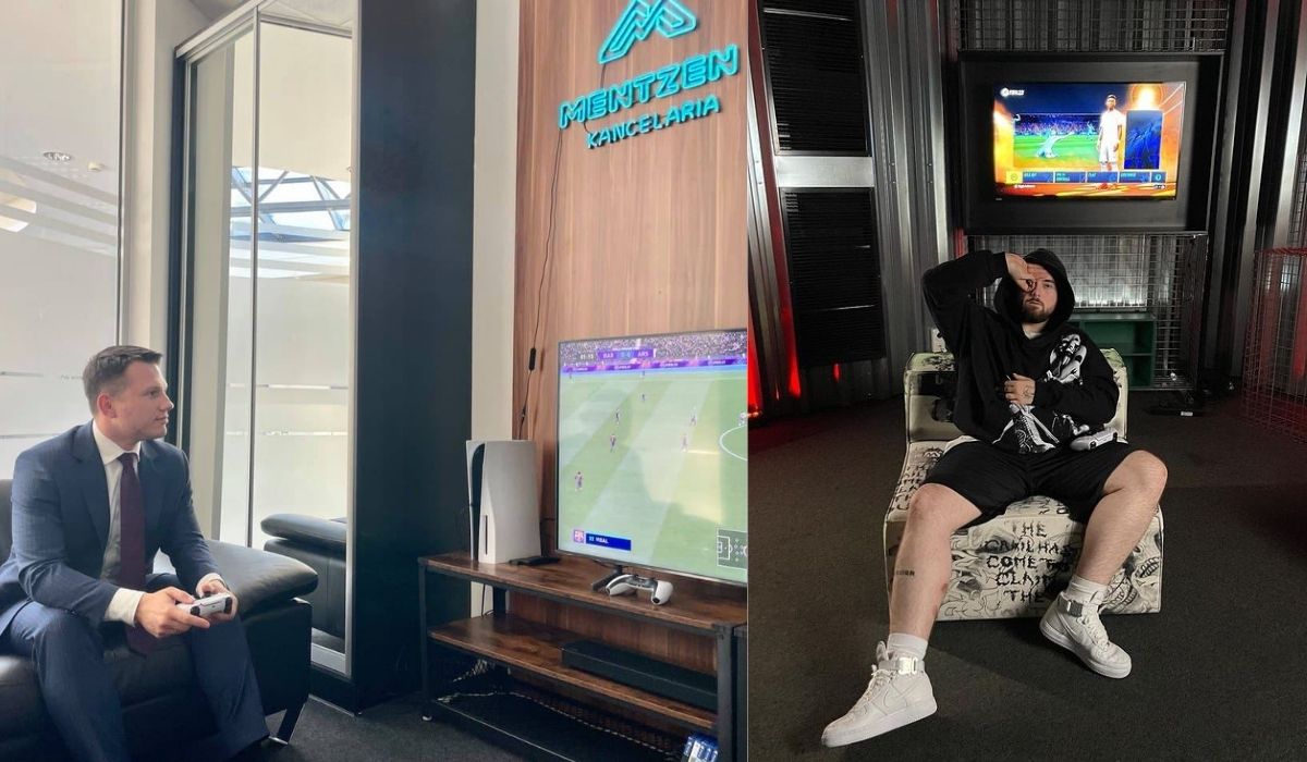 Bedoes reklamuje nową FIFĘ, Sławomir Mentzen tak jakby też