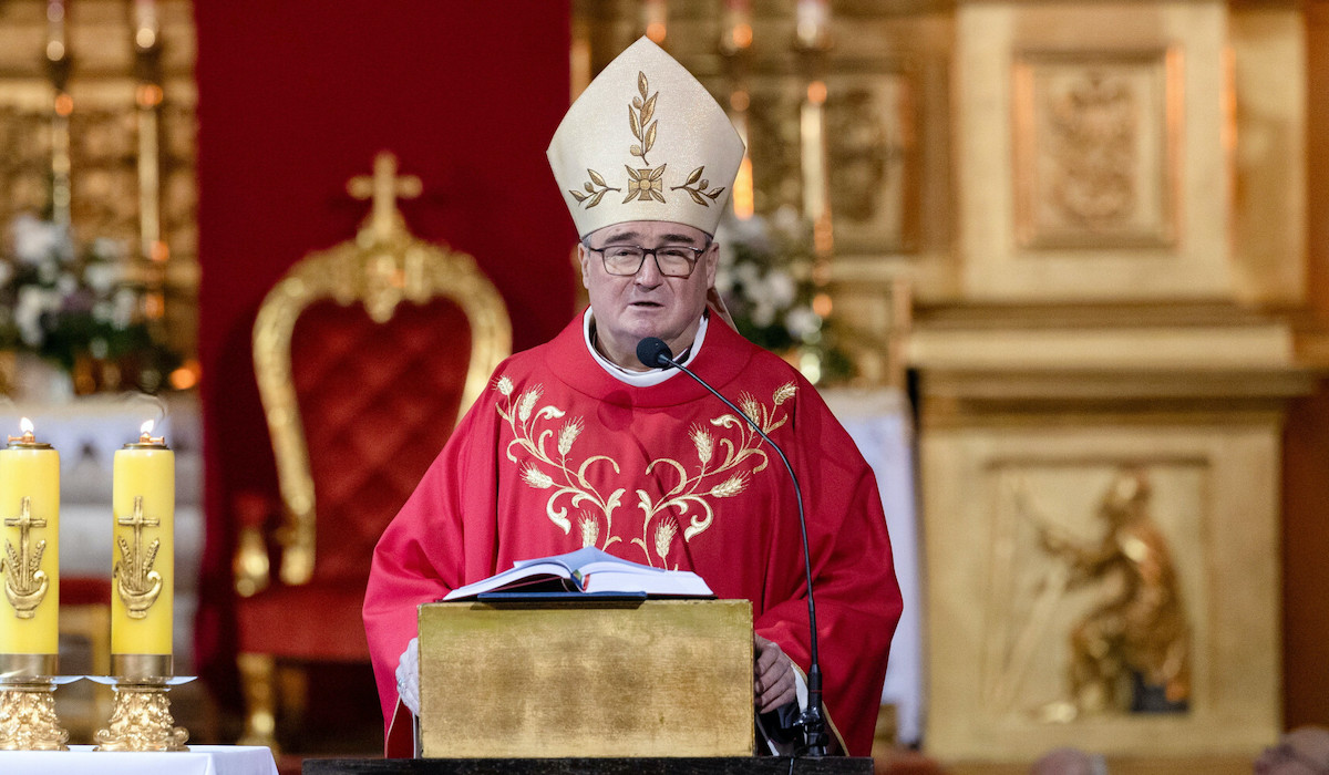 Biskup płocki żali się na Jasnej Górze na rząd, zarzuca mu "uprzykrzanie życia" i deprawację dzieci