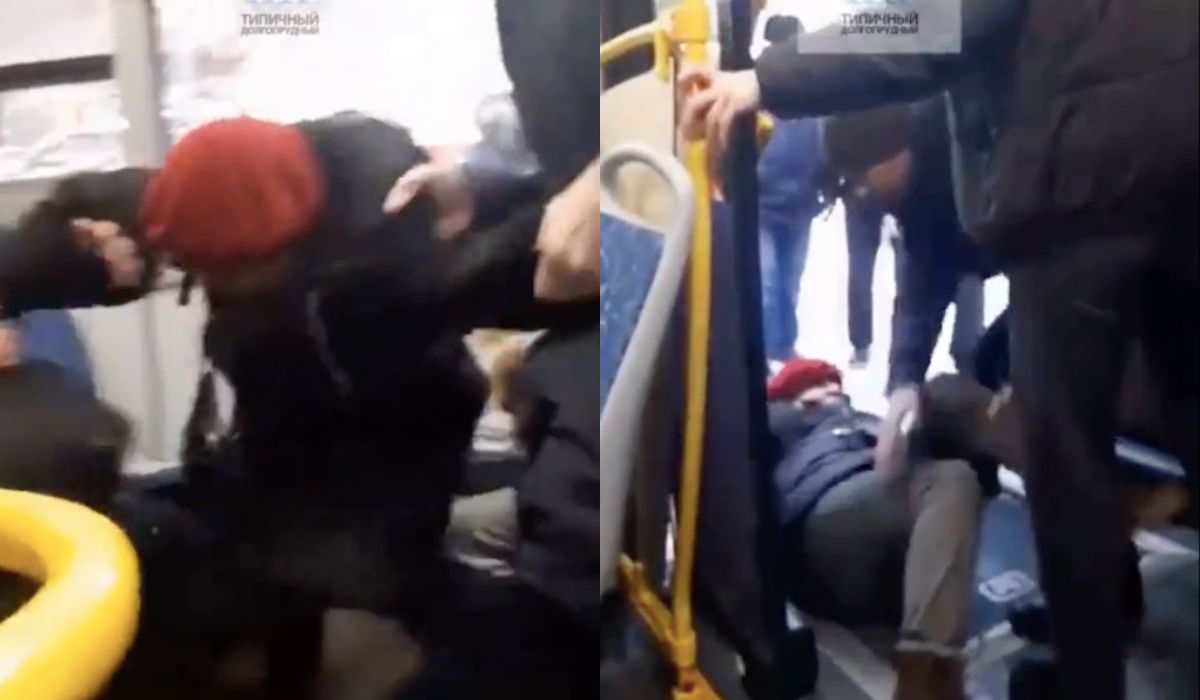 Rosjanie siłą wywalili z autobusu starszą kobietę, bo skrytykowała wojnę w Ukrainie