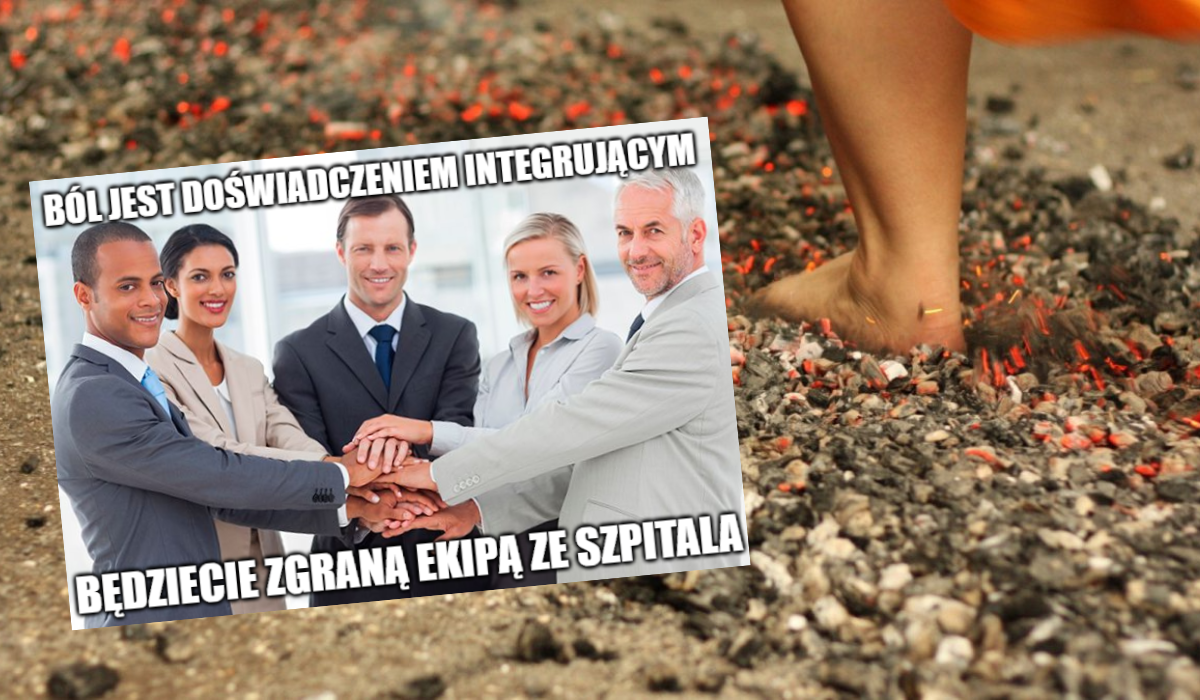 Szwajcaria: na korpoimprezie uczestnicy chodzili po rozpalonym węglu, 25 osób z poparzeniami