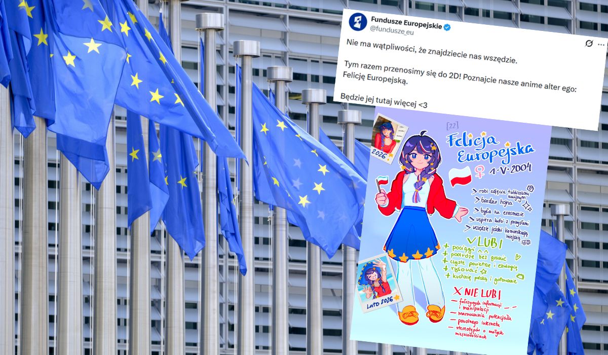 Wzorem Watykanu Fundusze Europejskie powołały anime dziewczynkę na swoją maskotkę