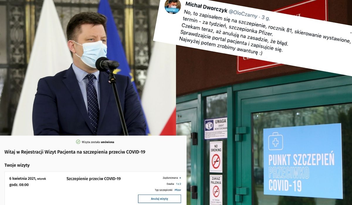 Spontanicznie ruszyły zapisy na szczepienia dla młodszych roczników, potem padła infolinia i ogólnie chaos nastał