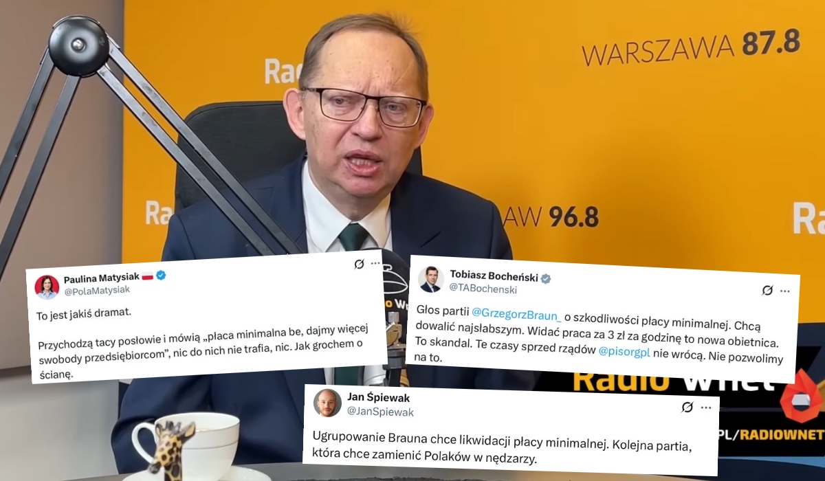 Poseł partii Brauna chce zniesienia płacy minimalnej i więcej wolności dla przedsiębiorców