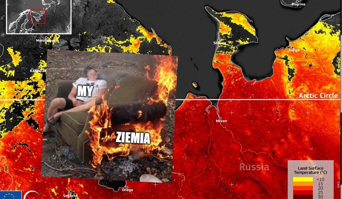 Syberia: na kole podbiegunowym upały sięgają nawet 48 stopni C, wraca strach przed pożarami