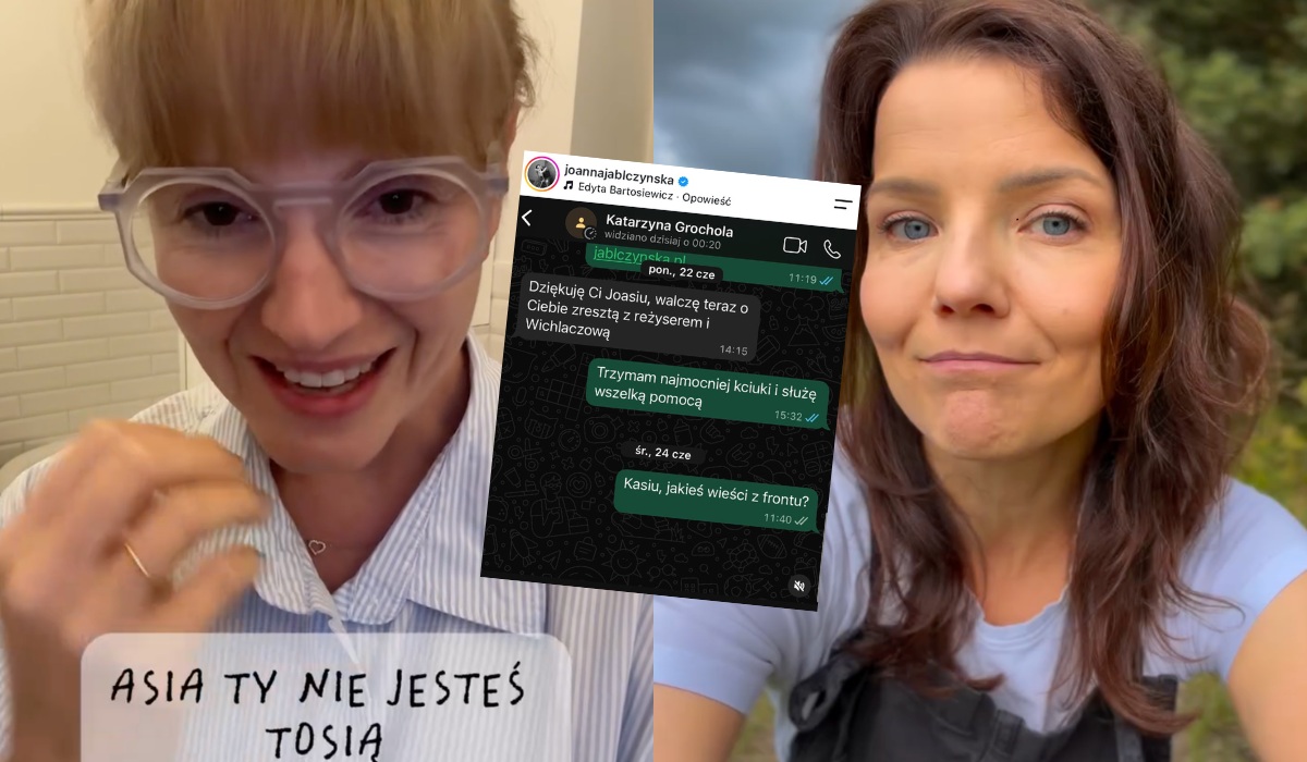 Jabłczyńska odpaliła wszystkie działa i ujawniła prywatne wiadomości od Grocholi