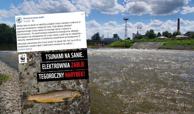 WWF prosi, żeby odwołać planowaną katastrofę ekologiczną w rzece San