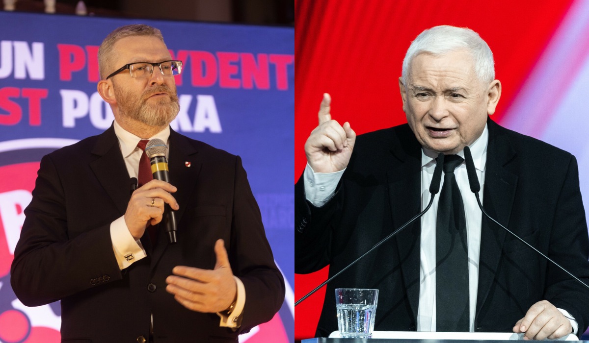 Kaczyński niemiło o Braunie, zarzuca mu działanie wbrew interesom Polski i niszczenie sojuszu z USA