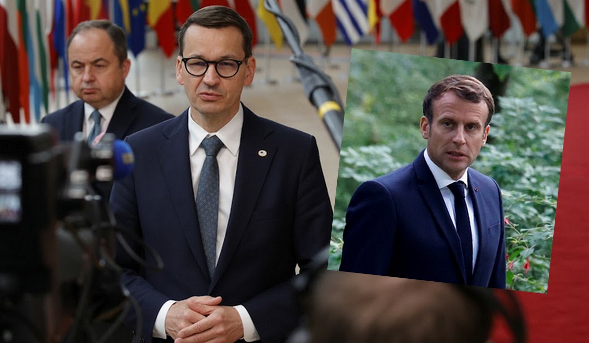 Morawiecki ostro do Macrona: ze zbrodniarzami się nie negocjuje. Negocjowałby pan z Hitlerem?