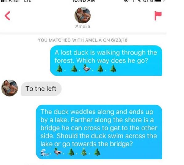 Chłopak na Tinderze podrywał dziewczyny robiąc z czatu tekstową grę RPG