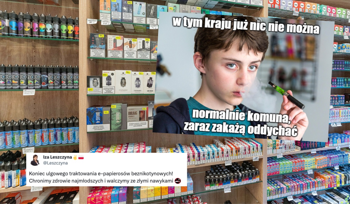 Rząd zdecydował, że nieletni nie będą mogli kupować e-papierosów, zakaz obejmie też woreczki nikotynowe