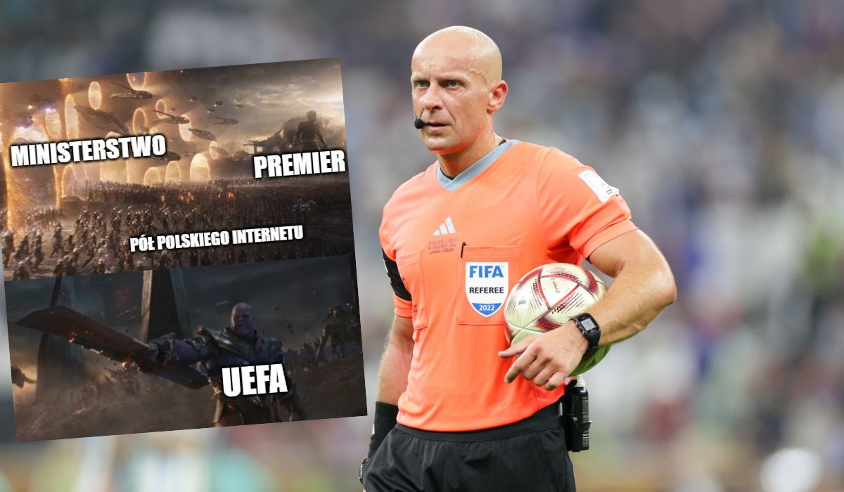 Marciniak jednak poprowadzi mecz, w oświadczeniu dla UEFA odcina się od poglądów Mentzena