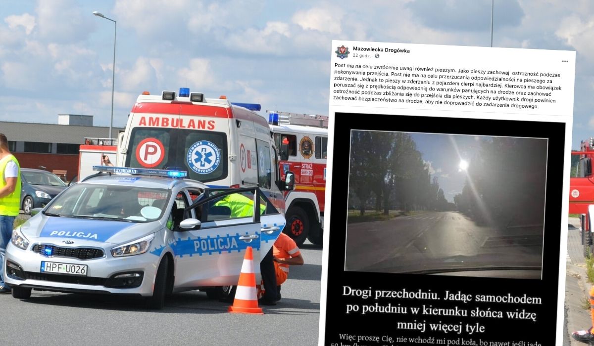 Po tym jak pod Warszawą kierowca zabił dziewczynkę, drogówka wrzuca mema, że piesi mają uważać