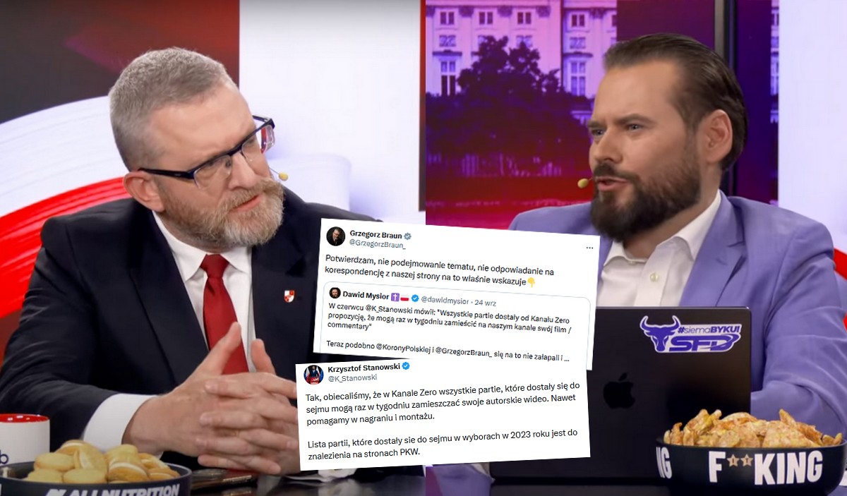 Grzegorz Braun zaskoczony nagłym chłodem Kanału Zero, Stanowski wyjaśnia