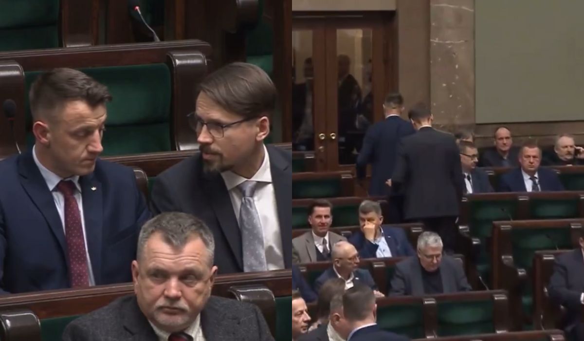 Posłowie Konfederacji musieli zmobilizować niedysponowanego kolegę-posła, żeby wyszedł z Sejmu