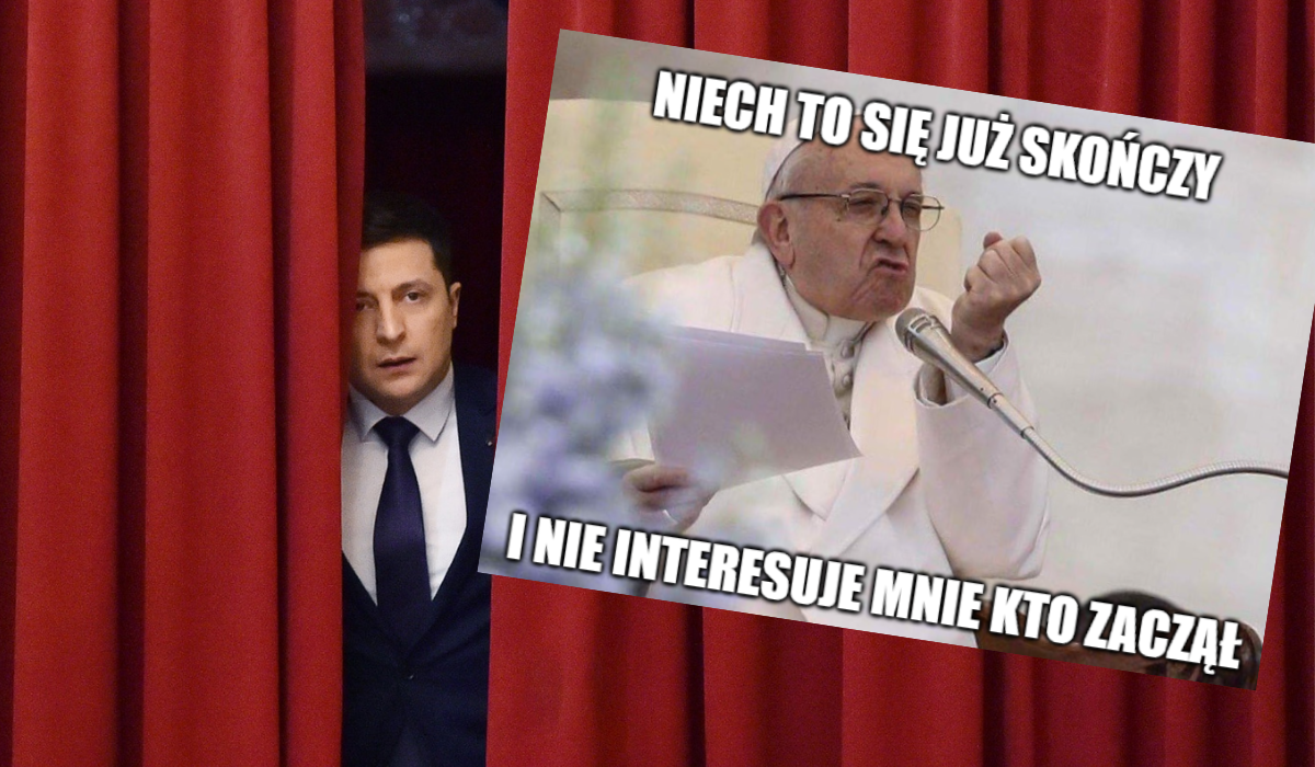 Papież w wielkanocnym orędziu mówił o wojnie, ale dalej nie udaje mu się powiedzieć, kto na kogo napadł